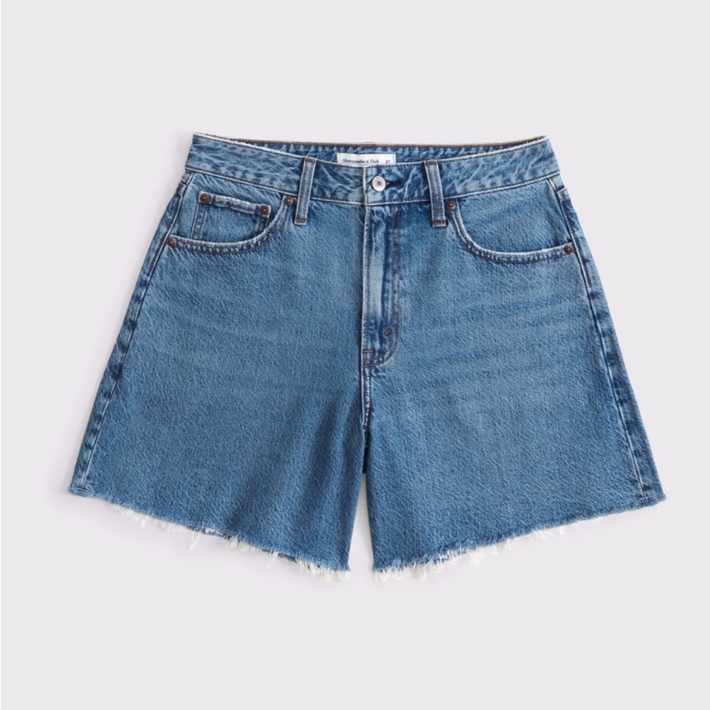Abercrombie & Fitch Blue Jean Shorts